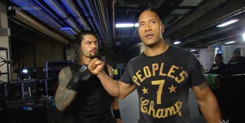 Roman Reigns and The Rock